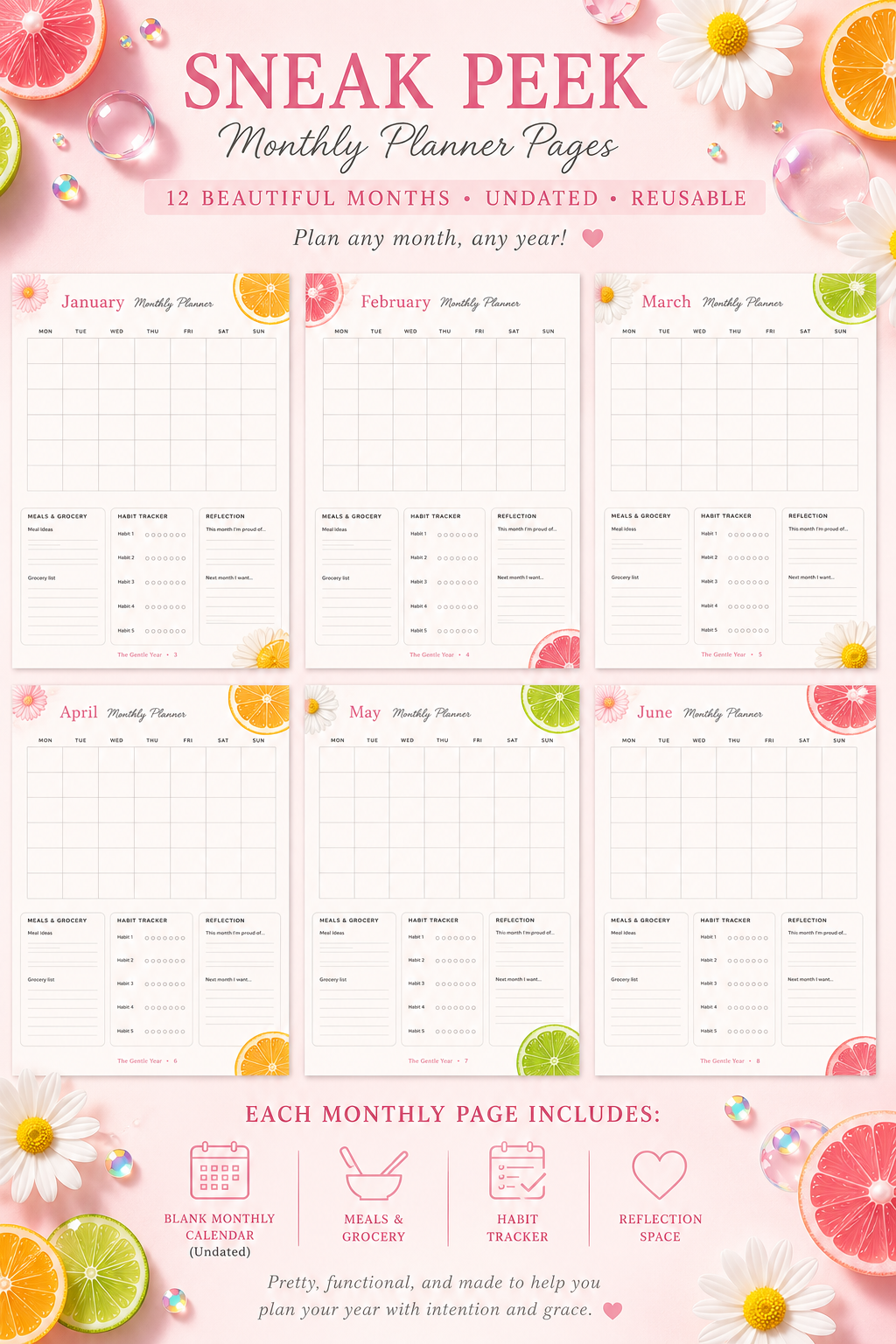 The Gentle Year — 365-Day Printable Planner